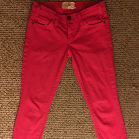 Current/Elliot Hot Pink Skinny Jeans, 24 - Picture 1 of 4